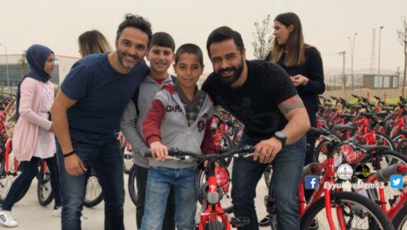 Pınar ve Veloturk Bisiklet Dağıtım Töreni