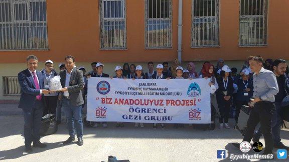 Öğrencilerimizi Biz Anadoluyuz Projesi kapsamında Ümraniyeye uğurladık. Teşekkürler Eyyübiye Belediyesi !